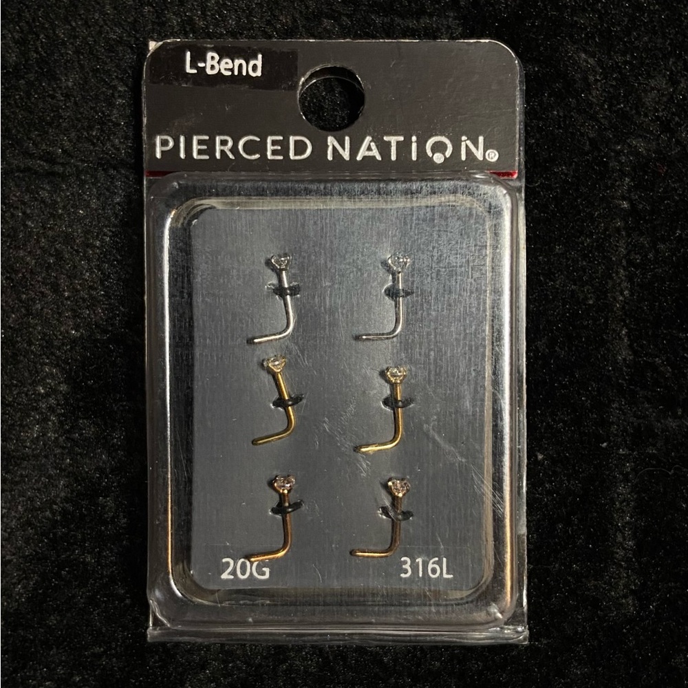 L Shaped Piercing (6 PACK)